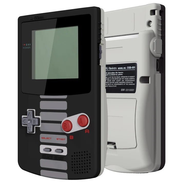 IPS ready shell for Nintendo Game Boy Color custom modified replacement housing kit supports IPS, OSD IPS & Original screens - NES style GBC CGB | eXtremeRate - 2