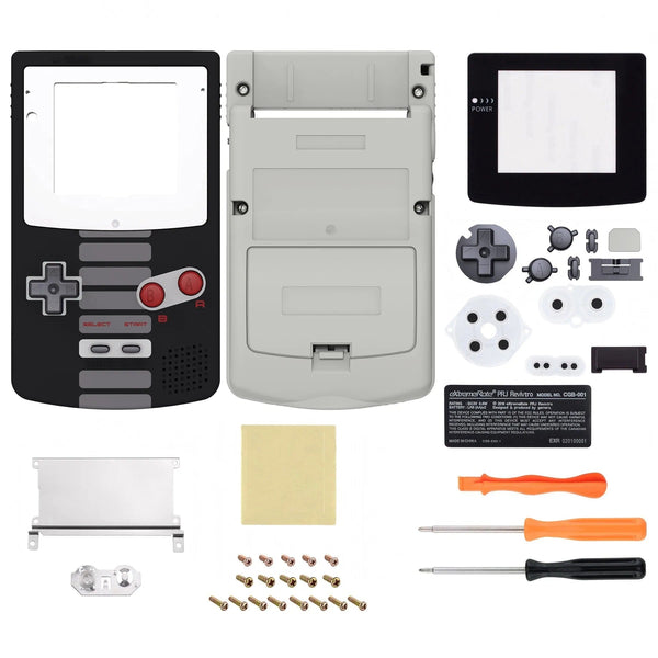 IPS ready shell for Game Boy Color housing kit NES style GBC CGB ...