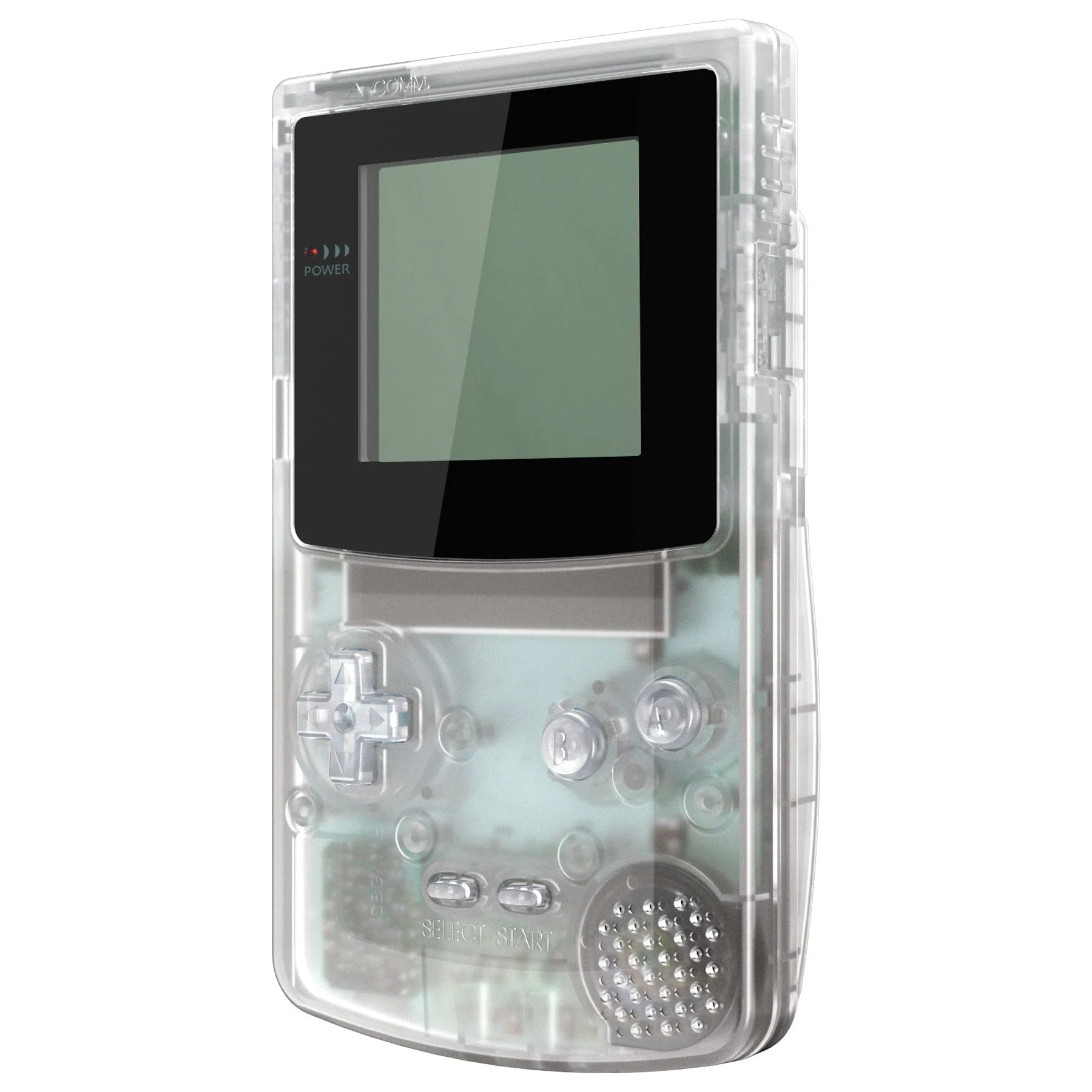 IPS ready shell for Nintendo Game Boy Color custom modified replacement housing kit supports IPS, OSD IPS & Original screens - Semi transparent | eXtremeRate - 11