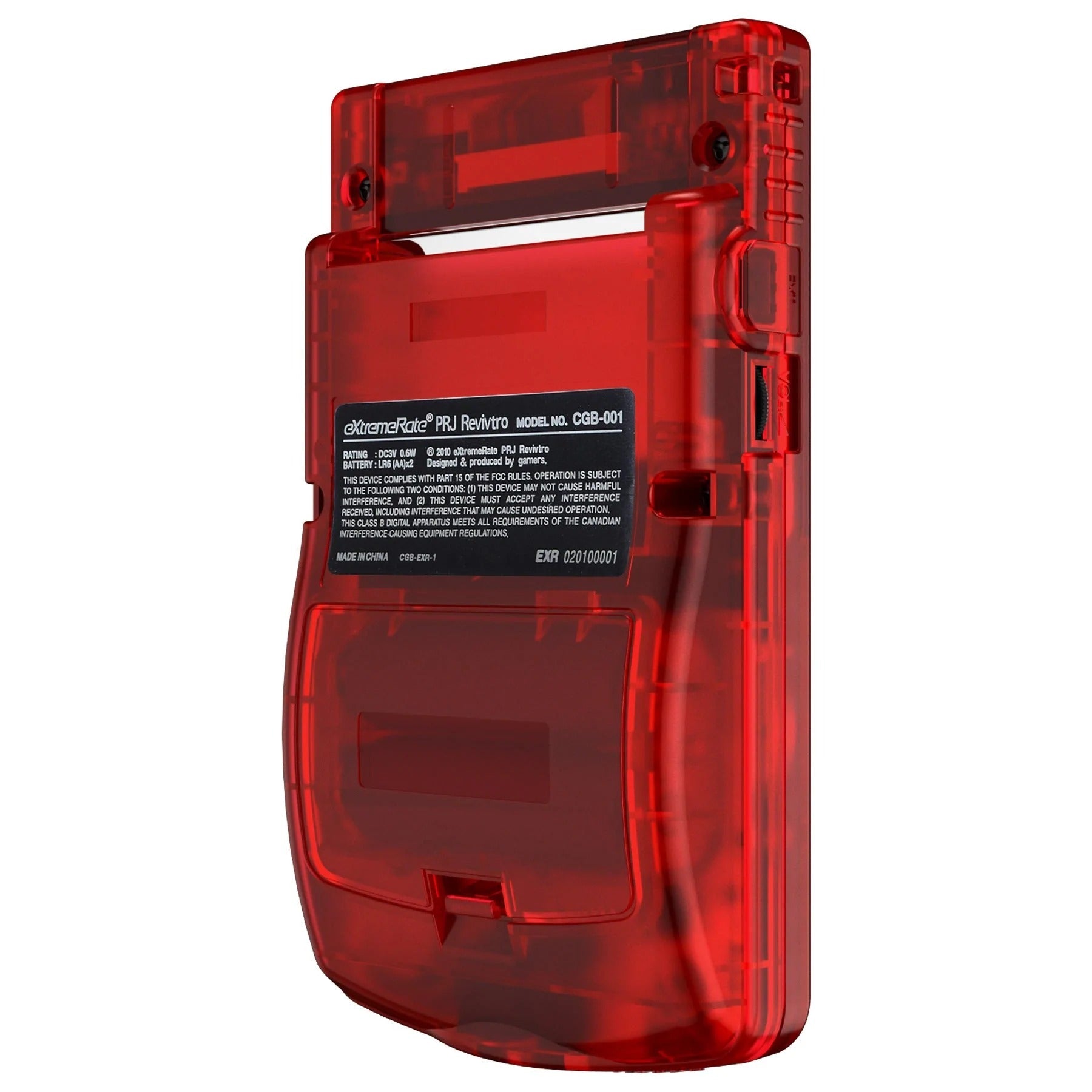 IPS ready shell for Nintendo Game Boy Color custom modified replacement housing kit supports IPS, OSD IPS & Original screens - Semi transparent | eXtremeRate - 14