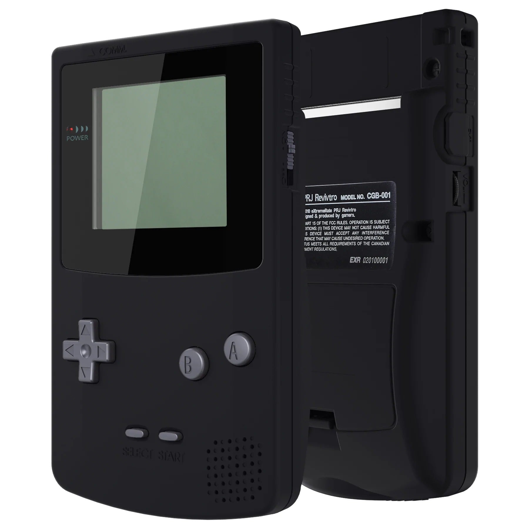 IPS ready shell for Nintendo Game Boy Color custom modified replacement housing kit supports IPS, OSD IPS & Original screens - Soft touch | eXtremeRate - 6