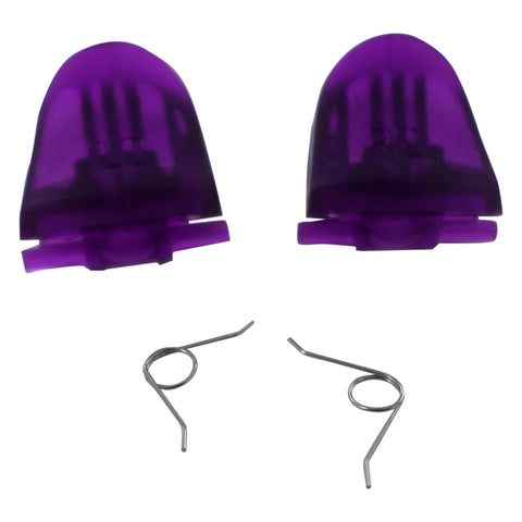 Trigger Button & Spring Set For Sony PS4 Controllers - Clear Purple | ZedLabz