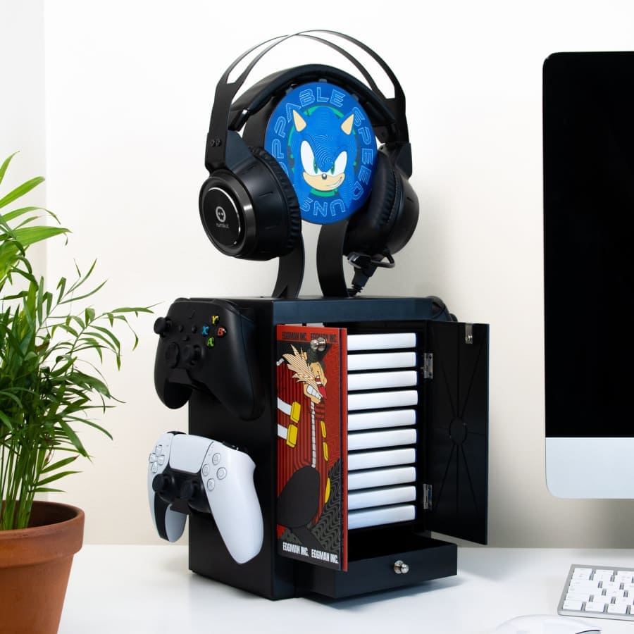 Sonic the Hedgehog Gaming Locker - Game, Controller & Headset Storage | Numskull