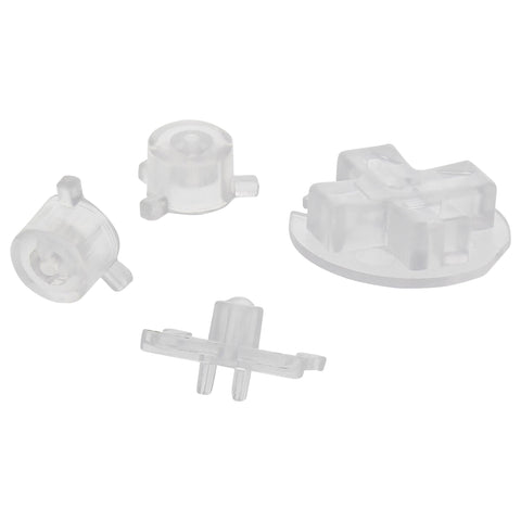 Replacement Button Set For Nintendo Game Boy Pocket - Clear | ZedLabz