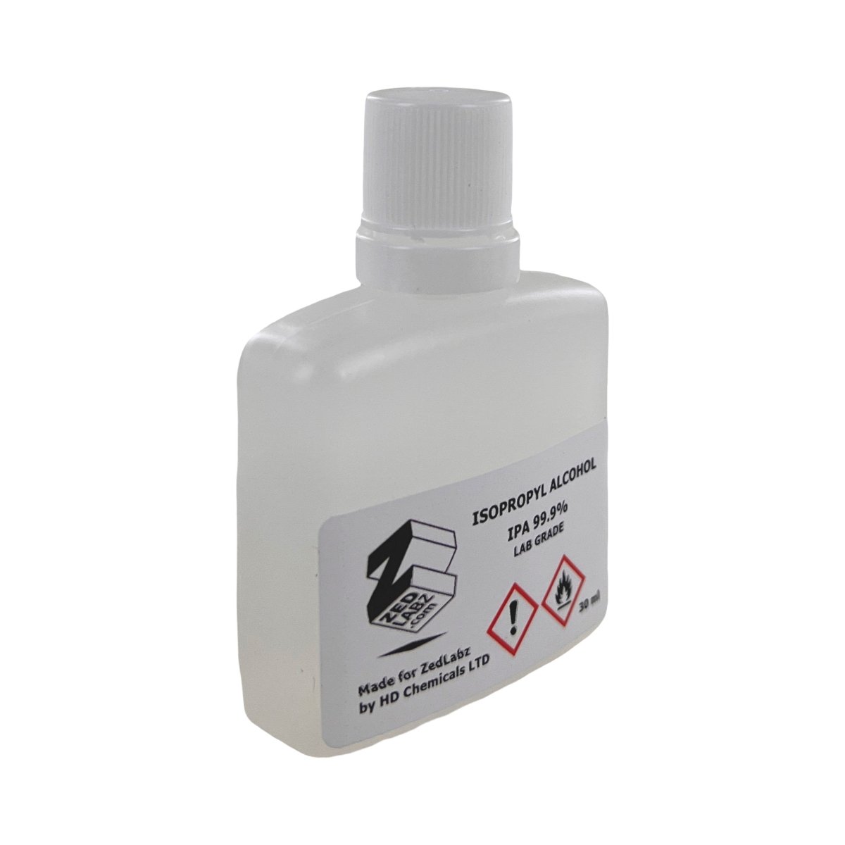 Isopropyl alcohol cleaning liquid 99% IPA lab grade bottle 30ML | ZedLabz - 3