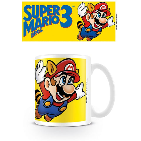 Super Mario Bros 3 official mug 11oz/315ml white ceramic | Pyramid