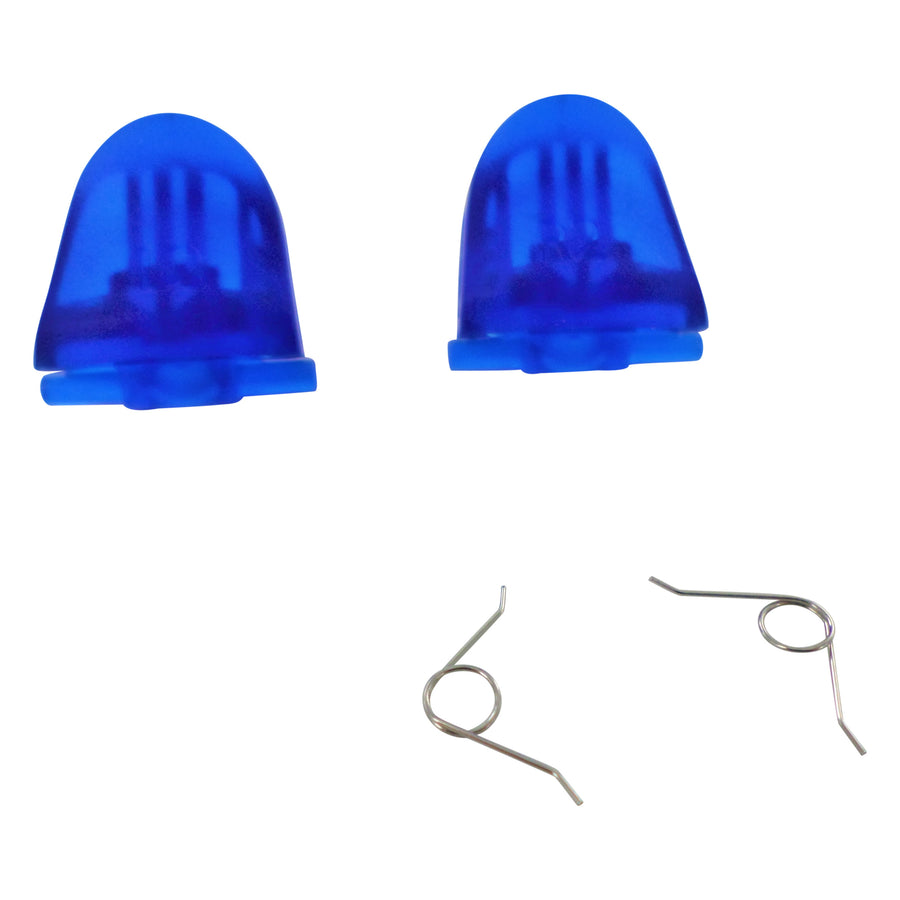 Trigger Button & Spring Set For Sony PS4 Controllers - Clear Blue | ZedLabz