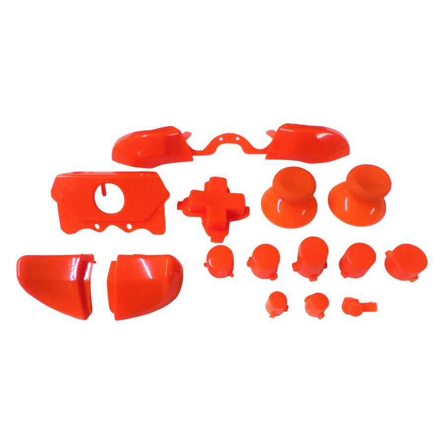 Full Button Set For Xbox One 1697 & One E 1698 Controllers - Orange | ZedLabz