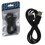 USB cable for Sony PS Vita 1000 handheld console 1M data sync and charge lead - black | ZedLabz