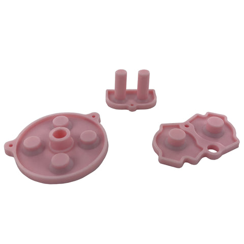 Conductive Silicone Button Contacts For Nintendo Game Boy Advance - Light Pink | ZedLabz