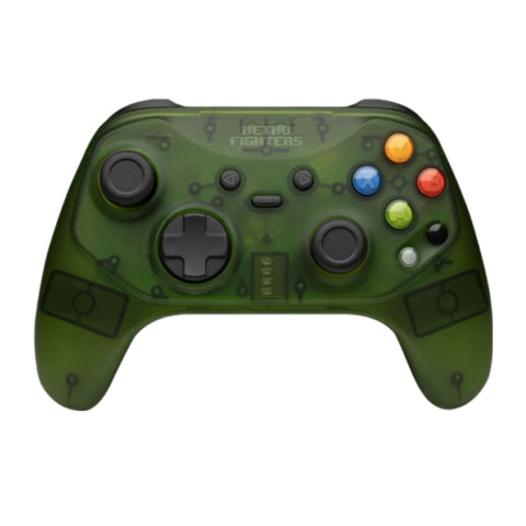 Hunter wireless 2.4G controller gamepad for Original Xbox [OG xbox] - Clear Green | Retro Fighters