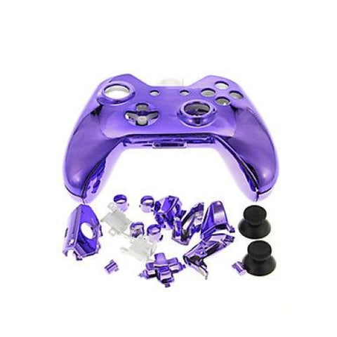 Housing shell for Xbox One controller Microsoft 1st gen 1537 full complete repair kit - Chrome Purple | ZedLabz