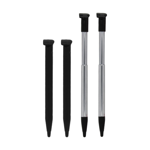 Replacement stylus pen pack for New Nintendo 2DS XL - 4 in 1 black | ZedLabz