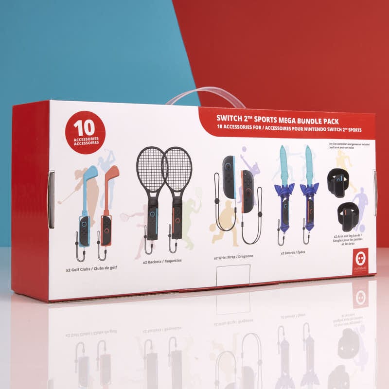 10-in-1 Sports Accessory Pack for Nintendo Switch 2 Joy-Con | Numskull
