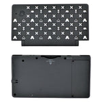 Full housing shell for Nintendo DSi console complete repair kit replacement - Disney Edition Black | ZedLabz