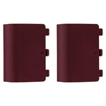 Replacement Battery Door For Microsoft Xbox One Controllers - 2 Pack Red Wine | ZedLabz