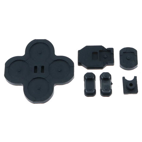 Conductive Silicone Button Membrane Set For Nintendo Switch Right Joy-Con - Black | ZedLabz