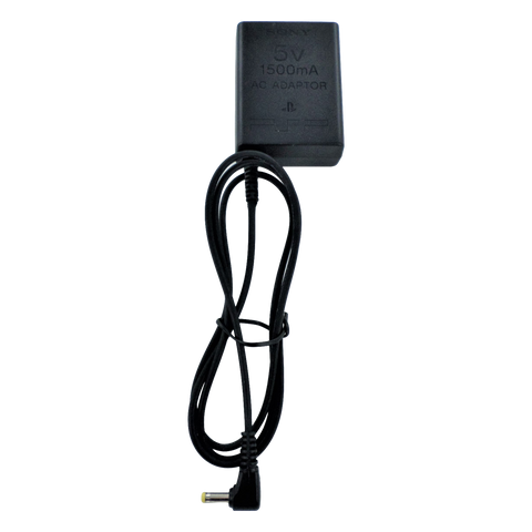 5V AC charger adapter for Sony PSP & PSP Slim/3000 with power cable UK Plug - Black | ZedLabz