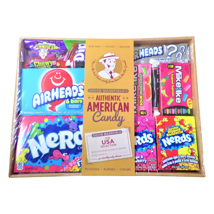 Chuck Mansfields authentic american candy - Large gift hamper