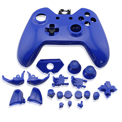 Housing shell for Xbox One controller Microsoft 1st gen 1537 full complete repair kit - Matte Blue | ZedLabz