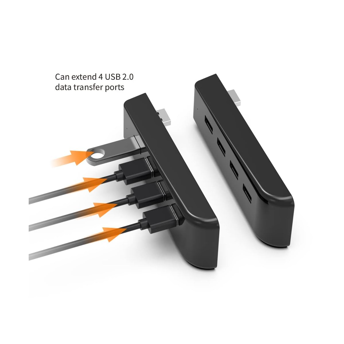 USB hub for PlayStation 5 - Black | Dobe