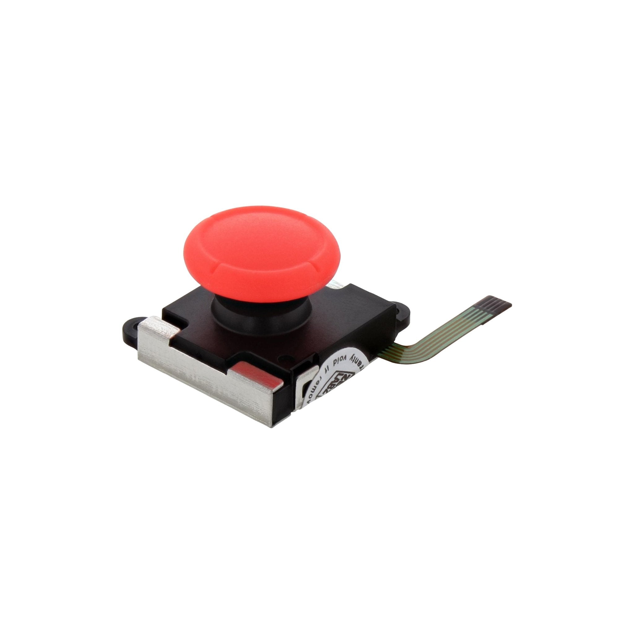 Joystick for Nintendo Switch Joy - Con 3D button module analog thumbstick stick cap compatible replacement - Neon Red | ZedLabz - 2