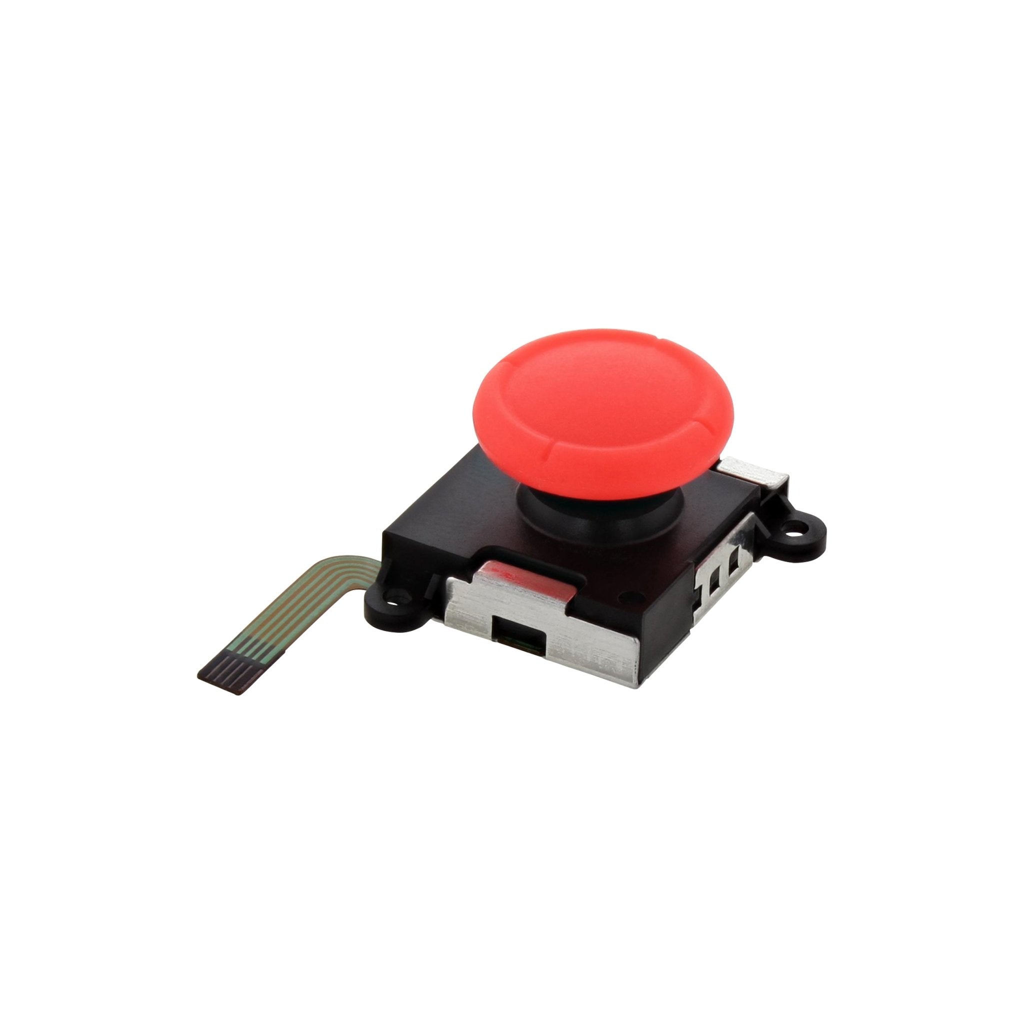 Joystick for Nintendo Switch Joy - Con 3D button module analog thumbstick stick cap compatible replacement - Neon Red | ZedLabz - 1