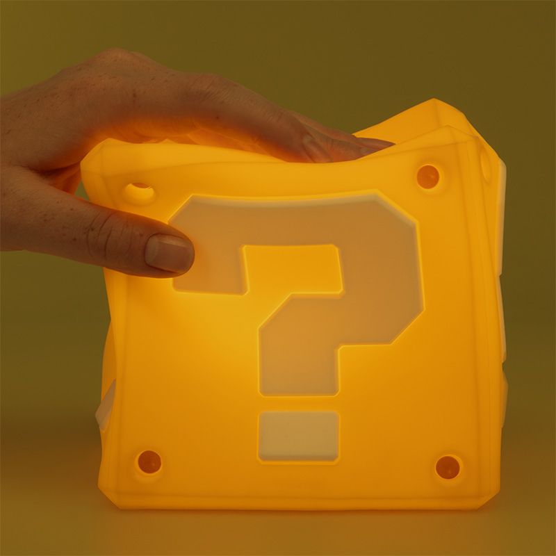 Super Mario Question Block SquishyGlo Light Rechargeable | Paladone