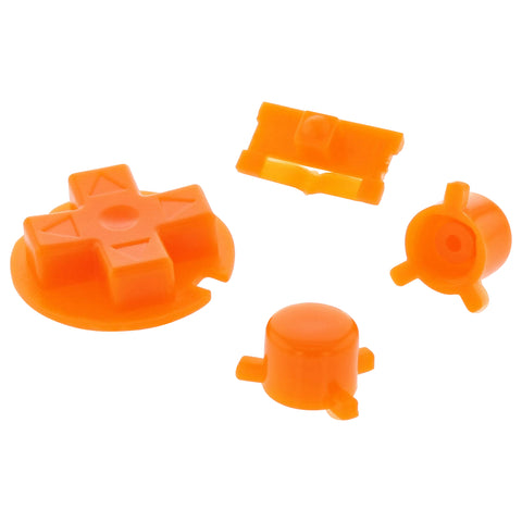 Replacement Button Set For Nintendo Game Boy Pocket - Orange | ZedLabz