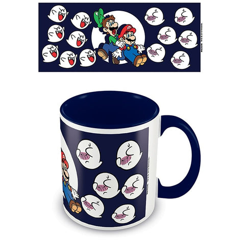 Super Mario Boos official mug 11oz/315ml blue & white ceramic | Pyramid
