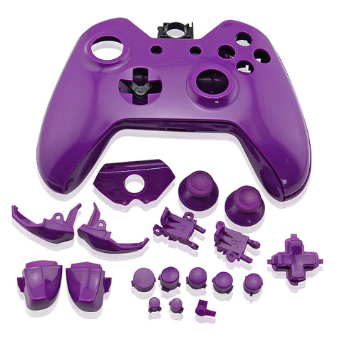 Housing shell for Xbox One controller Microsoft 1st gen 1537 full complete repair kit - Matte Purple | ZedLabz
