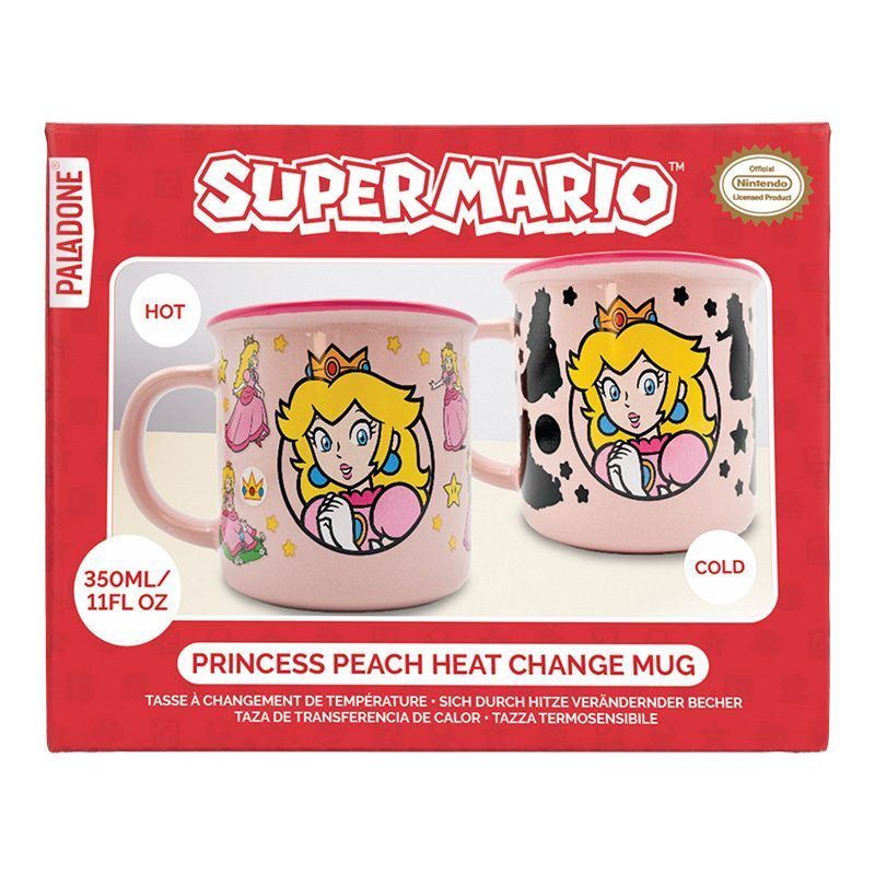 Super Mario Princess Peach Heat Change Mug | Paladone