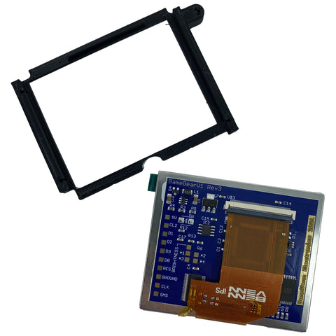 IPS LCD upgrade mod kit for Sega Game Gear handheld console VA0 / VA1 inc no wires install flex | BennVenn