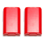ZedLabz battery holder shell cover for Microsoft Xbox 360 wireless controllers - 2 pack red