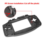 IPS ready shell for Nintendo Game Boy Advance custom modified replacement housing kit supports IPS & Original screens - Chameleon Purple Blue GBA AGB | eXtremeRate