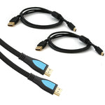 ZedLabz connect & play kit for Sony PS3 - Includes 1x 2m HDMI cable & 2x 3m plated charging cables