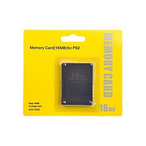 ZedLabz 16MB memory card for Sony PS2, Playstation 2, PS2 Slim retail pack black