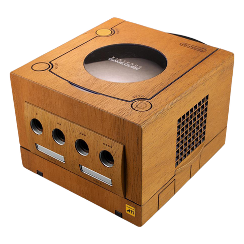 Real wood veneer kit for Nintendo GameCube console | Rose Colored Gaming