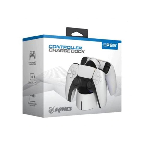 KMD Dual Charge Dock for PlayStation 5 DualSense Controllers | KMD - 1
