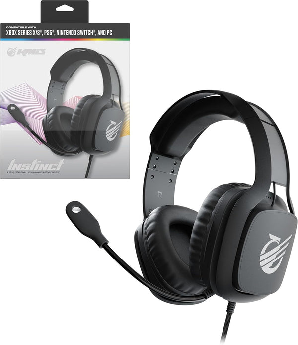KMD Instinct Universal Wired Gaming Headset - Black (Xbox Series X/S, PS5, Switch, PC) | KMD - 1