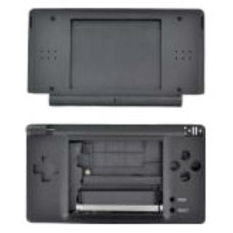 Full housing shell for Nintendo DS Lite console complete repair kit replacement - Metallic Blue & Black | ZedLabz