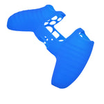 Cover grip for Sony PS5 controller soft silicone rubber skin with ribbed handle - Blue | ZedLabz