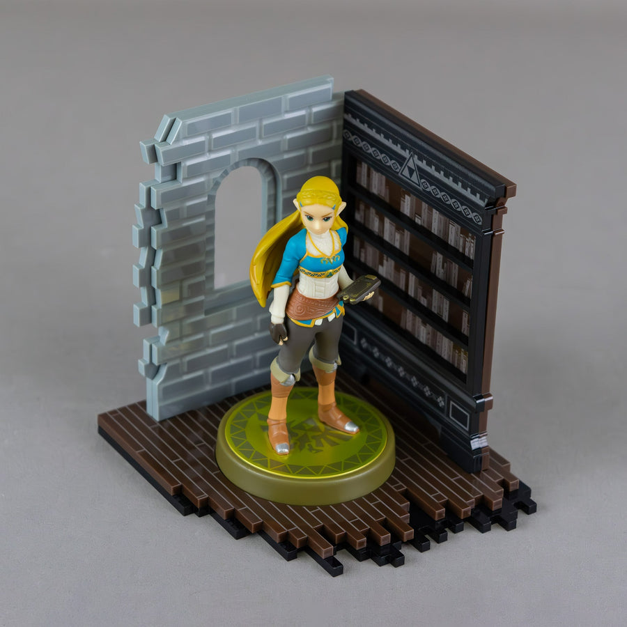 Display stand for The Legend of Zelda Breath of the Wild Princess Zelda Amiibo | Rose Colored Gaming