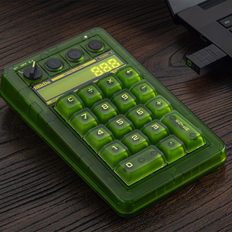 Retro 18 Mechanical Numpad Bluetooth, 2.4G & wired for Windows & Android - Xbox Edition | 8BitDo