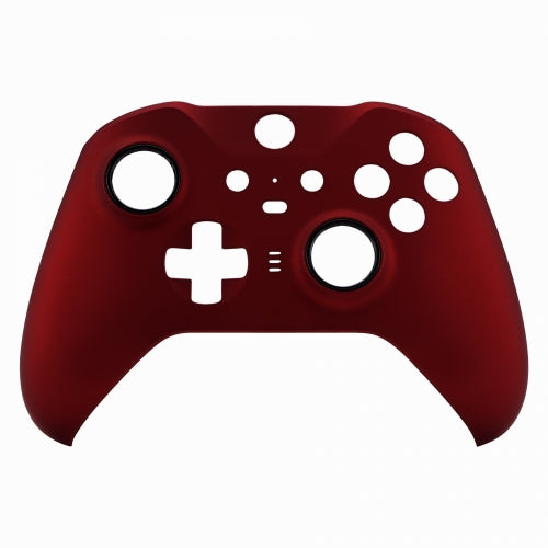 Front housing shell kit for Xbox One Elite controller model 1797 soft touch replacement - Dark Red | ZedLabz