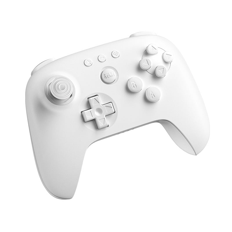 64 Bluetooth controller with Hall Effect stick for Analogue 3D, Switch, Windows & Android - White | 8BitDo