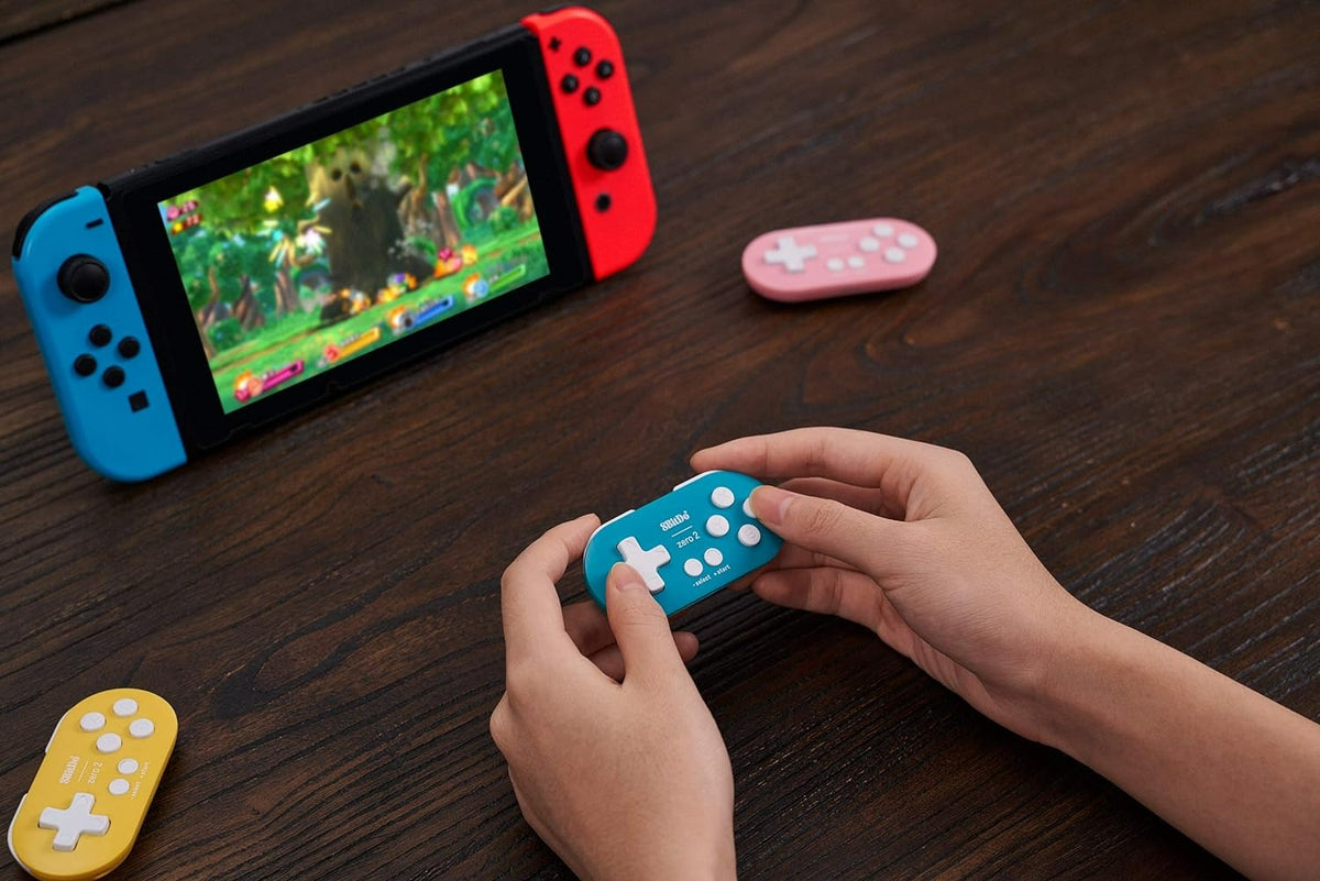 Zero 2 mini Bluetooth controller for Switch, Windows, macOS & Android - Pink Edition | 8BitDo