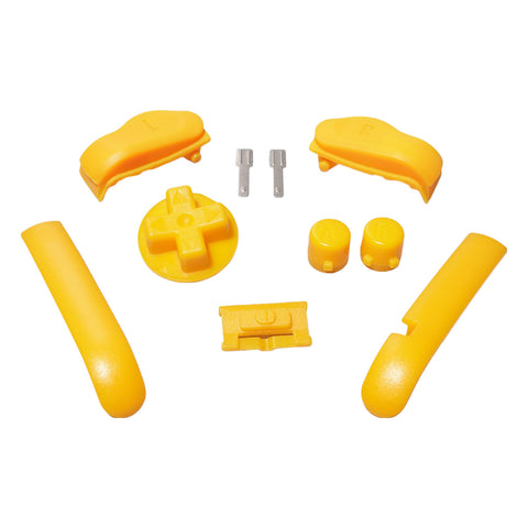 Button set for Nintendo Game Boy Advance handheld console complete set - Maize yellow | Funnyplaying