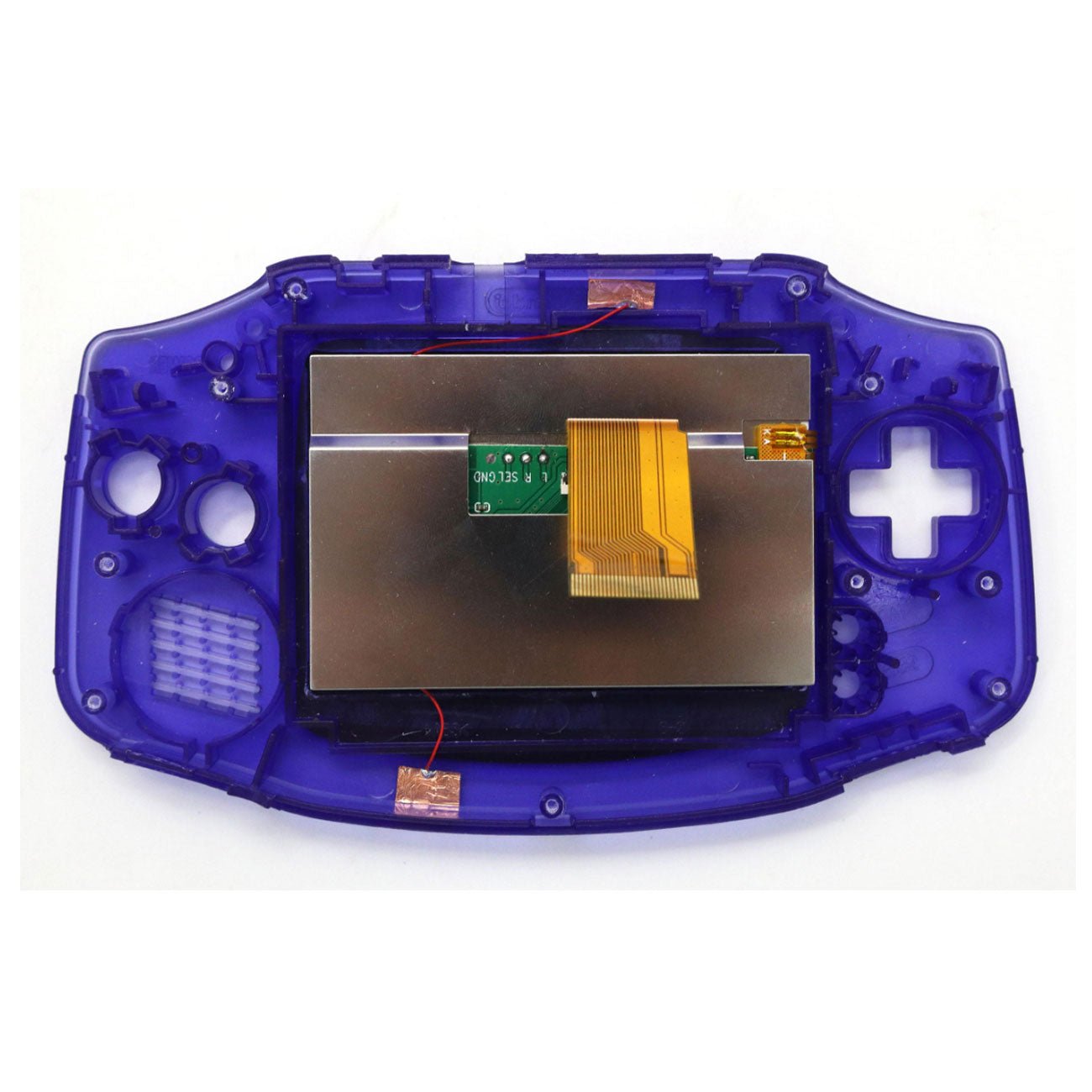 Laminated IPS 3.0 LCD screen kit for Nintendo Game Boy Advance [GBA AGB] - Black | Hispeedido