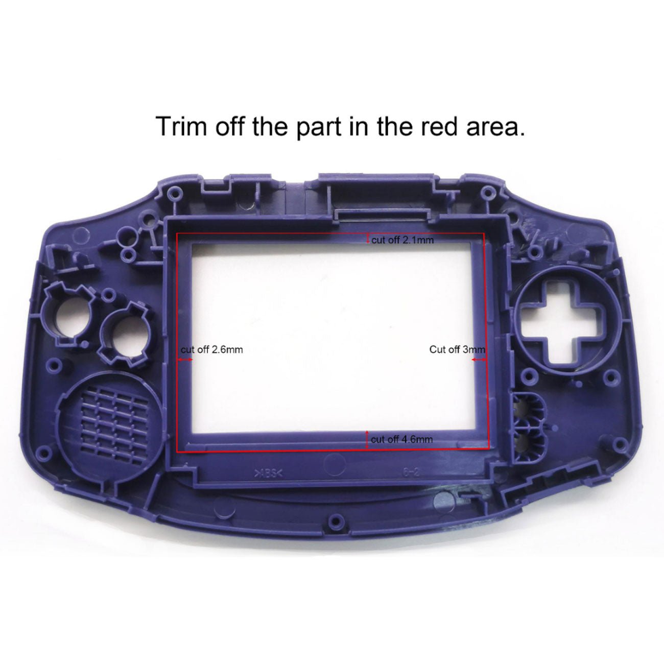 Laminated IPS 3.0 LCD screen kit for Nintendo Game Boy Advance [GBA AGB] - Black | Hispeedido